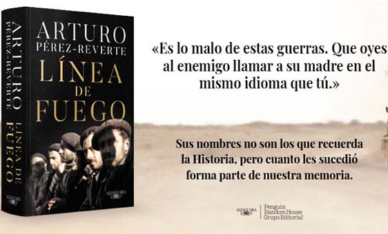 Linea de Fuego | Arturo Pérez-Reverte | Novela histórica | Librería Astrolibros en Vitoria-gasteiz | Librería infantil y juvenil | Comercio local | Tienda online